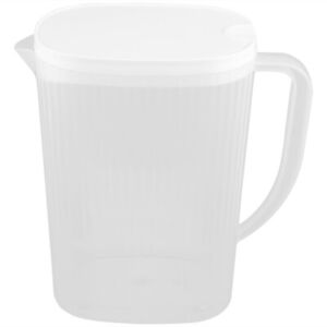  Weiß Plastik Sommersaftkrug Haushalt Getränkebehälter Teekanne