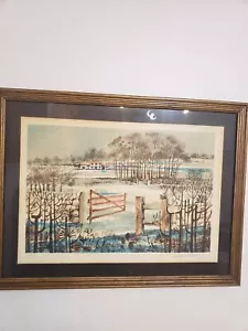 Edward Ripley autentica litografia approvata e firmata dall'artista incorniciata - Foto 1 di 7