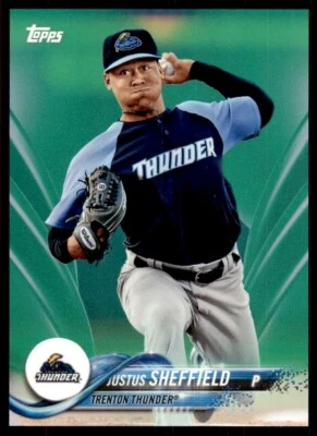 2018 Topps Pro Debut Green #16 Justus Sheffield - Image 1 of 2