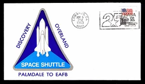 Transbordador espacial Discovery Goes Overland Palmdale to Edwards AFB 1983 (ESP#2785) - Imagen 1 de 1