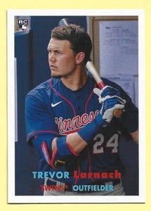 2021 Topps Archives #25 Trevor Larnach RC (Gemelli) - Foto 1 di 2