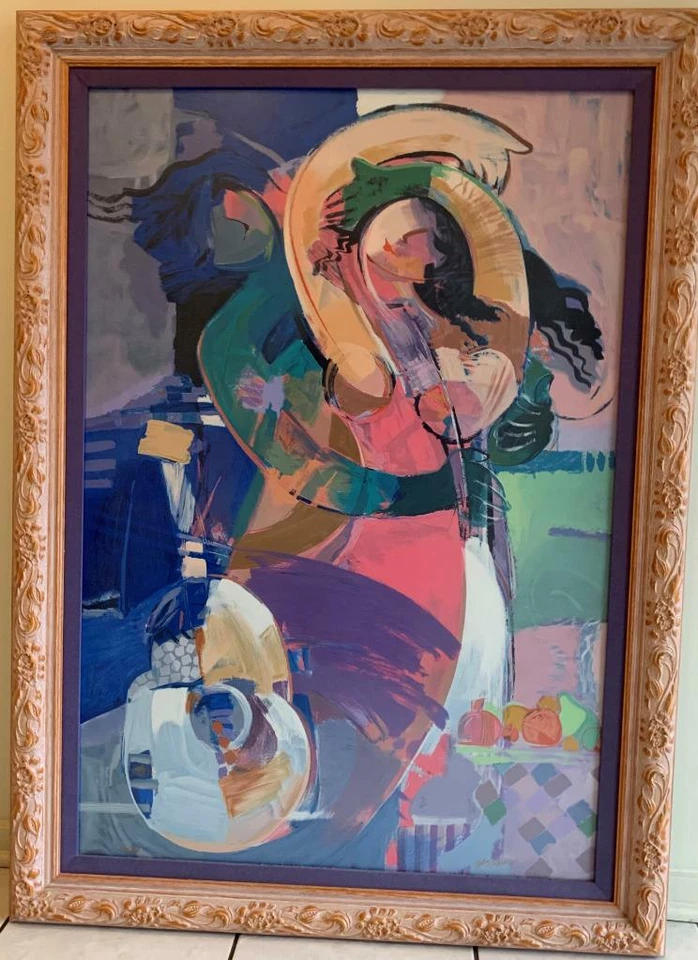 Hessam Abrishami Limited Edition Serigraph Time to Be Together Listed Nice! - Image 1 of 1