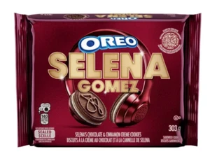 Selena Gomez OREO Cinnamon & Chocolate Cookies, Limited Edition, 303g Snack CDN! - Picture 1 of 5