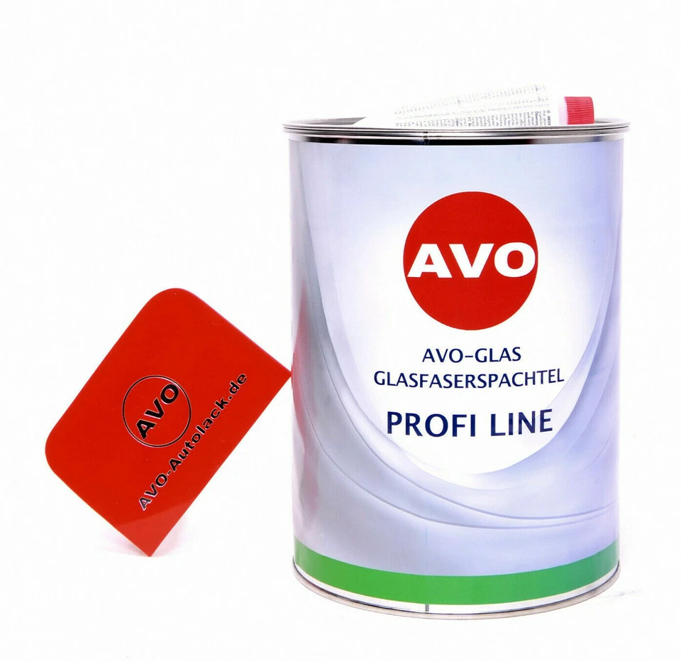 AVO A010350 Glasfaserspachtel - 5kg, Olivgrün