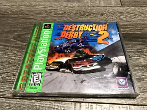 DESTRUCTION DERBY 2 SONY PLAYSTATION 1 ONE PS1 VIDEO GAME GREATEST HITS - Picture 1 of 4