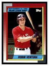 1990 Topps Major League Debut 1989 #129 ROBIN VENTURA Chicago White Sox ~E2Q