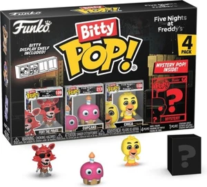 4-Pack Five Nights at Freddy's Foxy Pirate Cupcake Chica Mystery Funko Bitty - Photo 1/3