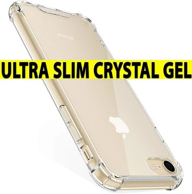 Clear Case For Apple iPhone 16E 2025 15 14 Pro Max 13 ARMOUR Silicone Gel Cover - Image 1 of 4