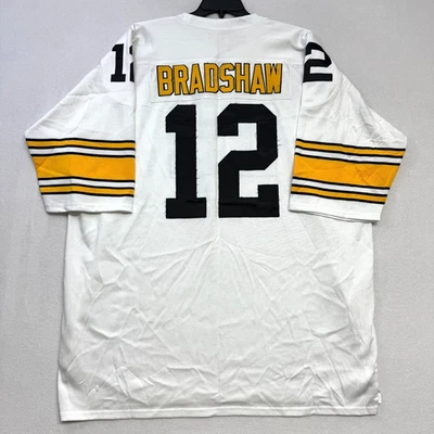 Camiseta deportiva Mitchell & Ness Terry Bradshaw Pittsburgh Steelers 1975 retro 60 3XL Foto 1 de 4