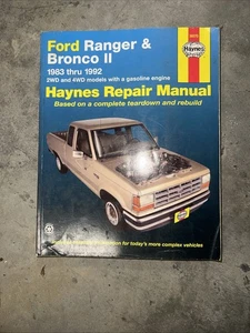 Manual de reparación Ford Ranger 1983 1984 1985 1986 1987 1988 1989 1990 1991 1992 4wP - Imagen 1 de 2