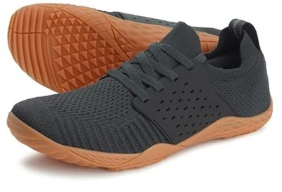  Zapatos para correr descalzos para hombre | Entrenador cruzado minimalista | 12,5 W63 gris goma Foto 1 de 4