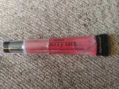 Philosophy MIXED BERRY TART Lip Shine Gloss 0.4 fl oz NEW SEALED - Image 1 of 4