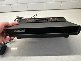 Atari 2600 Darth Vader Black Edition Console CX2600A Tested Works! *VIDEO*