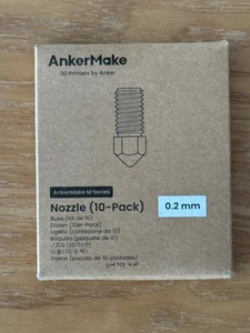AnkerMake M5/M5C - 10-Pack Nozzle Kit - 0.2mm - New - Photo 1/2