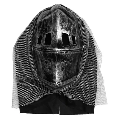 1Pc Knight Crusader Helmet Mask Medieval Warrior Soldier Armor Helmet Carnival - Image 1 of 3
