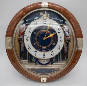 Seiko Melodies In Motion Angels Wall Clock Motion Lights Music Broadway WORKS! - Picture 1 of 6