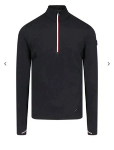 Moncler Grenoble Logo Patch Front Zipped Sweatshirt Size XXL 54 - Picture 1 of 5