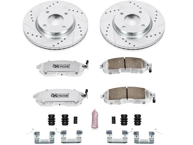 Kit de pastillas de freno delanteras y rotor para Nissan Versa 2007-2012 1,8 L 4 cilindros 2008 JT686JN Foto 1 de 1