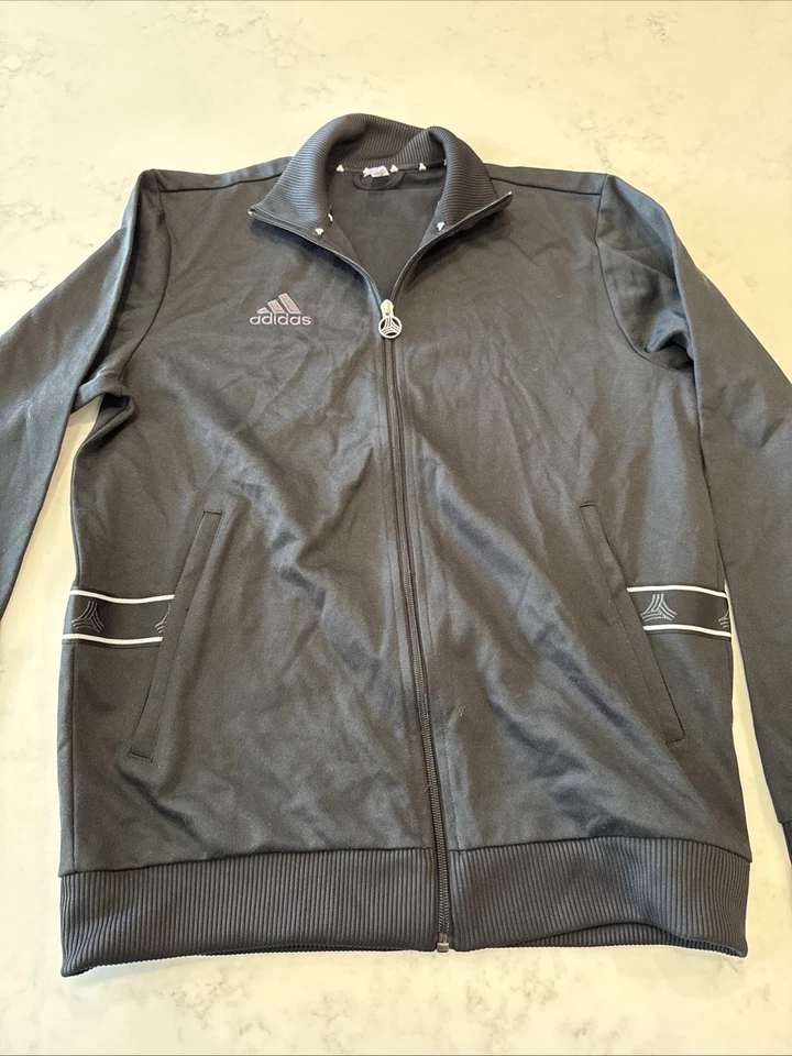 Adidas Para Hombre Negro Pesado Club Pista Chaqueta Fútbol Fútbol Muestra DY5826 Talla M Foto 1 de 4
