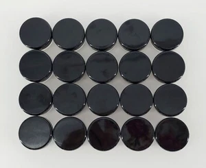 20 pcs 3g Small Round Empty Plastic Containers with Black Lids - Unlimited Uses - Picture 1 of 6