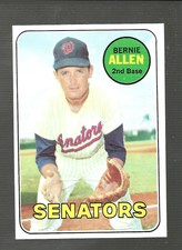 1969 Topps #27 Bernie Allen card EX+/NM (Set Break)