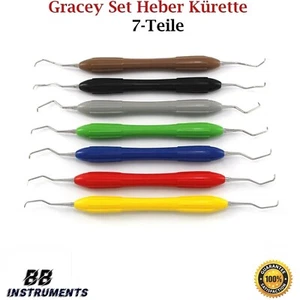 Gracey Set Heber Kürette Instrumente Dental Zahnsonde Periodontal - Bild 1 von 3