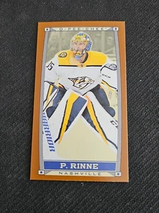2019-20 OPC O-PEE-CHEE OPC PEKKA RINNE C-2 BROWN BORDER CARAMEL MINI MINIS - Picture 1 of 2