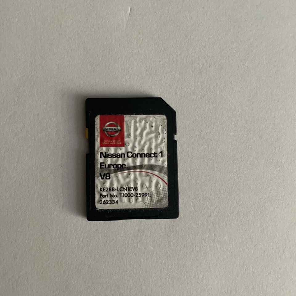 SD CARD NAVIGATION NISSAN CONNECT 1 LCN1 EUROPA V8 QASHQAI JUKE NOTE T1000-25991 - Bild 1 von 1