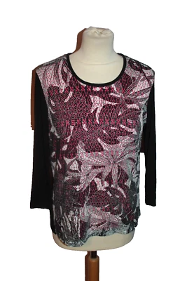 HAUT TEE SHIRT ML FEMME   °°°  CHRISTINE LAURE  °°° TAILLE 2 - Photo 1/4