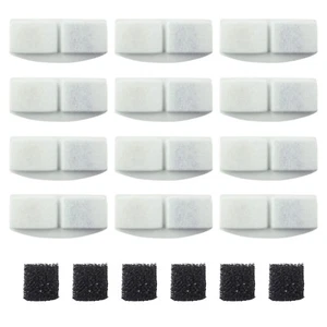 Water Filters & Sponges For VEKEN® 100oz/3L Pet Water Fountain, 12 Pack - Picture 1 of 7