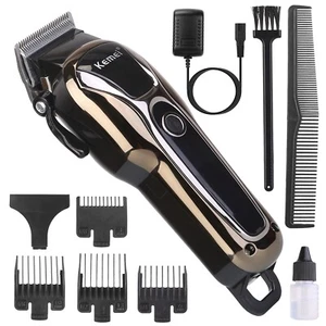 Professional Electric Hair Clippers for Men Barber Cordless Beard Trimmer Kit - Picture 1 of 13