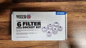 Matco Tools OFSR60 3/8" Drive 6-Piece Oil Filter Socket Set in Case (New) - Picture 1 of 1