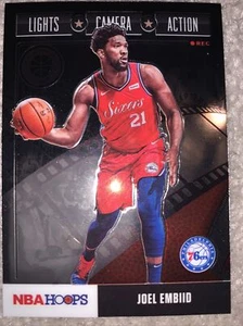 2019-20 NBA Hoops Premium Stock JOEL EMBIID - Lights Camera Action PRIZM - Picture 1 of 2