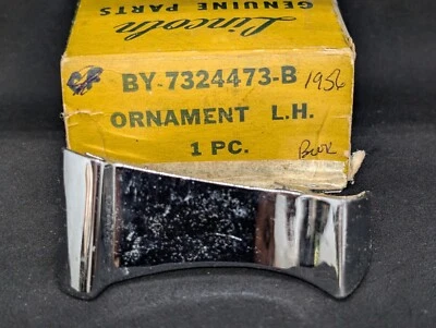 Nuevo de Lote Antiguo Lincoln Capri 1956 lado izquierdo pilar central exterior adorno inferior adorno Foto 1 de 4