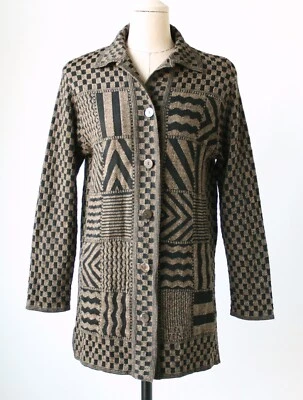 Chaqueta Suéter Fendi Lana Verg Lana Merino Rara / Talla 38 Foto 1 de 4