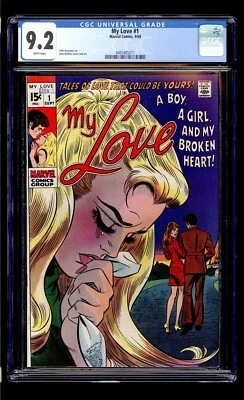 My Love #1 1969 CGC 9.2 NM- White High Definition Scans** - Image 1 of 2
