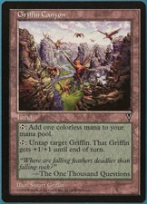 Griffin Canyon Visions NM Land Rare MAGIC GATHERING CARD (ID# 228800) ABUGames
