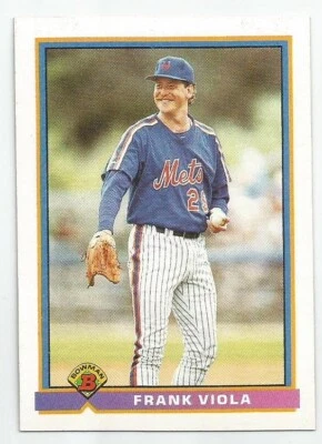 FRANK VIOLA 1991 BOWMAN CARD MINT CONDITION - Image 1 of 2