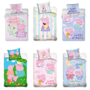 Peppa Pig children's bedding baby bedding piggy Peppa 100 x 135 cm - Picture 1 of 9