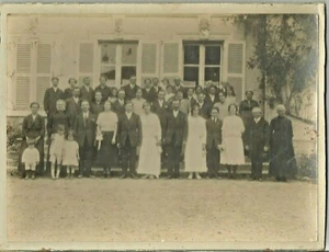 PHOTO DEP 41 / groupe 2 mariages à Blois 1922 - Imagen 1 de 1