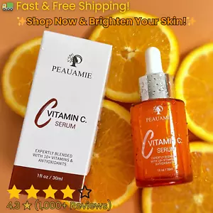 Vitamin C Facial Serum Hyaluronic Acid Retinol E Collagen Antioxidant Anti Aging - Picture 1 of 7