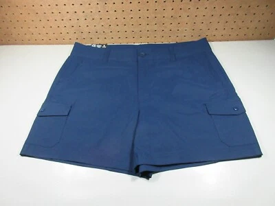 Женские однотонные темно-синие нейлоновые туристические шорты Eddie Bauer 16 новые с ценниками - Изображение 1 из 4