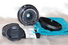 PK 28mm f2.8 SMC PENTAX-M Lens with Caps, Sun visor & Case, TBE.