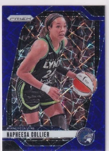 2024 WNBA Prizm Panini Basketball No. 26 Napheesa Collier Blue Laser Prizm - Bild 1 von 2