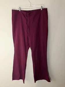 Cherokee burgunderrote medizinische Uniform Peeling unten groß - Bild 1 von 7