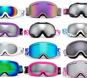 Women Ski Goggles Cloud 9 Snow Winter Anti Fog Dual Lens UV Protection w/Pouch  - Picture 1 of 38