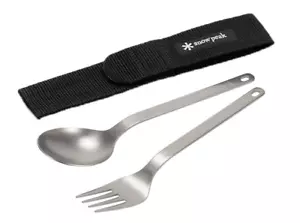 Snow Peak Fork & Spoon Whopper Weapon Titanium - Picture 1 of 13