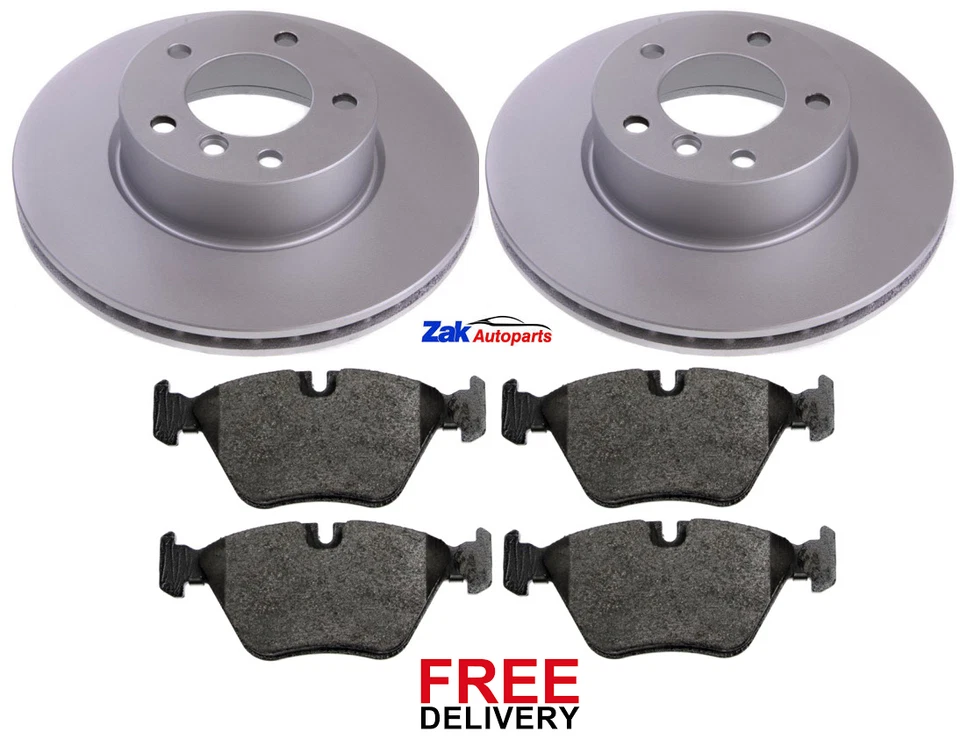 FOR BMW 1 SERIES 120D 120 2.0 E81 E82 2007-2013 FRONT BRAKE DISCS & PADS SET NEW - Image 1 of 1