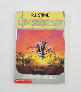Goosebumps Book #35 A Shocker on Shock Street 1st Edition 1995 R.L. Stine PB - Imagen 1 de 6