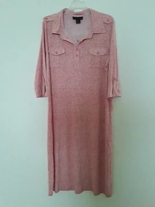 ATTENTION size XXL Chevron Print dress office / career dress 3/4  sleeves  NEW - Picture 1 of 4